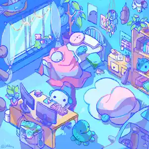 Jeb is relaxing in his room playing video games