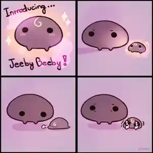 Jeb needs to take care of his little cousin, Jeeby Beeby, who promptly falls down and starts crying, much to the mental anguish of Jeb.